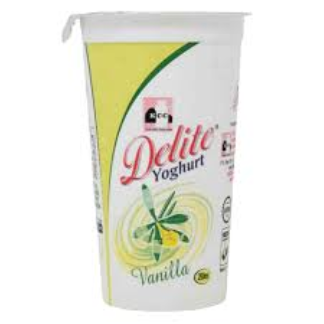 KCC DELITE VANILLA YOGHURT CUP 250ML
